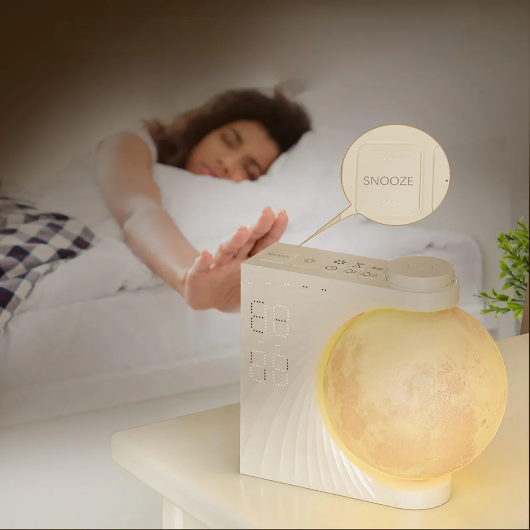 moon lamp sunrise alarm + 10 nature sounds